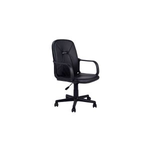 Silla de oficina con altura regulable 45x87-96 cm génesis negro