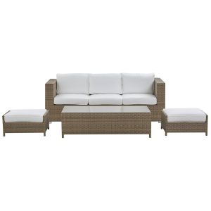 Conjunto de jardín blanco belluno