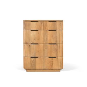 Cómoda nashik de madera de mango en color natural 85 cm