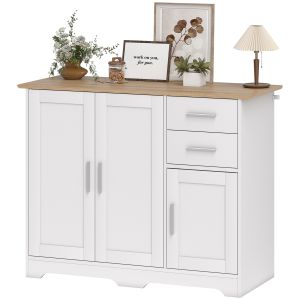 Aparador tablero de partículas blanco 100x40x78 cm