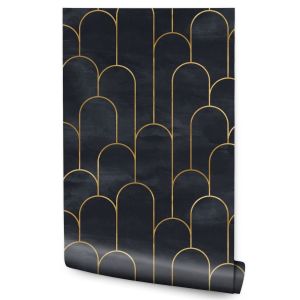 Papel Pintado Moderno Art Déco Para El Salón 53cm x 10m