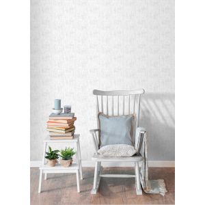 Papel pintado tnt liso con textura lienzo blanca