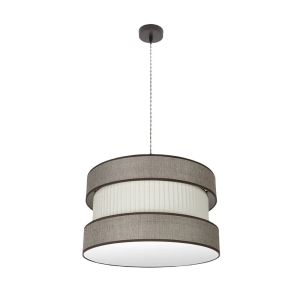 CoLGante home 2xE27 marron/marron-beige regx50x50 cm
