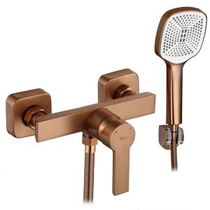Rea grifo de ducha argus brush copper, 19x10,5x24 cm