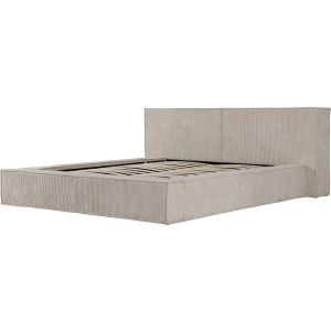 Canapé de pana <<courchevel>> - 160 x 200 cm - beige