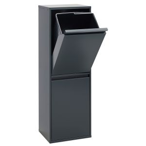 Arregui basic cr204-b cubo de basura y reciclaje de acero 2 x 17 l (34 l)