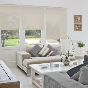 Estor enrollable screen  apertura 10%  linen sand 180 x 250cm