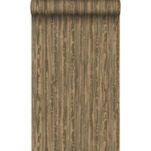 Origin papel pintado rayas marrón cobre brillante 53 cm x 10.05 m