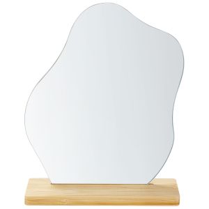 Espejo de pie lozere 19 cm 22 cm bambú marrón claro