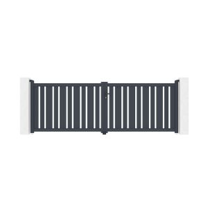 Puerta batiente de aluminio 3,5m veymont a.120cm