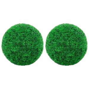 vidaXL bolas de boj artificial 2 unidades 52 cm