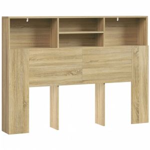 Cabecero de cama 140x19x103.5 cm mdf color marrón Homcom