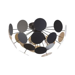 Lámpara de techo maritsa metal negro