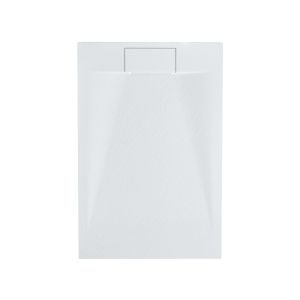 Plato de ducha azzurro 80 x 120 x 3 cm blanco