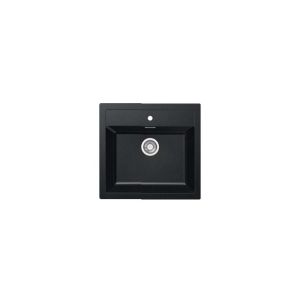 Fregadero sobre encimera mepamsa cubo 56.53 negro 1 cubeta
