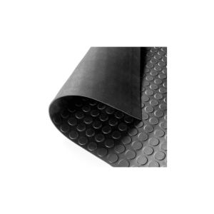 Jardin202 - suelo goma circulo negro - rollo 3 mm 15 x 1,50 m