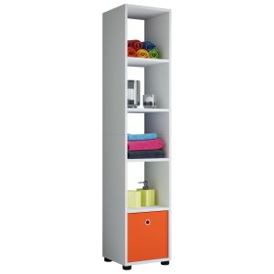 Vcm - madera stand shelf libros benas-5