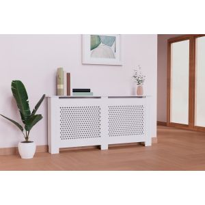 Cubre radiador de madera windsor blanco - 172 cm - moonia