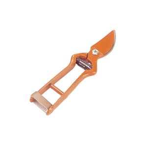 Tijeras vendimiar forjada curva  1 mano 18 cm.