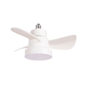 Ventilador LED 15w rosca E27 debu blanco cct dim 3000-4000-6000k