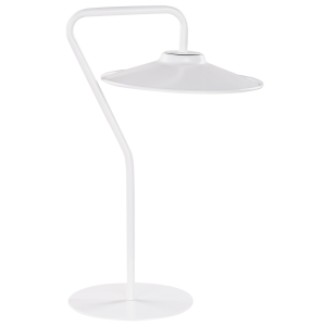 Lámpara LED de mesa galetti metal blanco