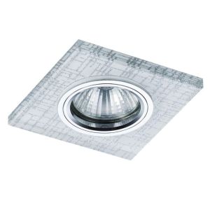 Aro empotrable LED smd 2835 encuadrado "kony" gu10 (3w 3000k 300lm) ip20 fa