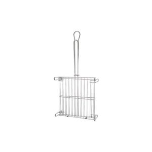 Parrilla barbacoa doble 40x40 cm.