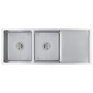 vidaXL fregadero de cocina hecho a mano acero inoxidable