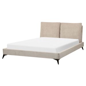 Cama pana melle 160 x 200 cm gris pardo