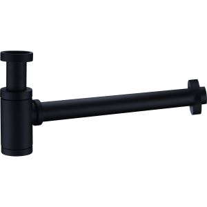 Sifón redondo negro mate [ imex® ]