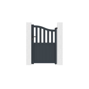 Portillo ajustable meije 1 m h160 aluminio gris