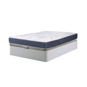 Cama canape abatible atenas blanco 90x190 cm + colchon viscoelastico de 23