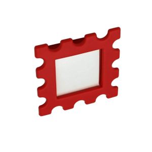 Tirador de mueble en 32 mm abs rojo
