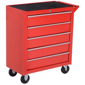 Caja taller 69x33x75cm acero color rojo durhand