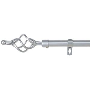 Barra de forja universal extensible y decorativa(gris, 70-120cm trenza)