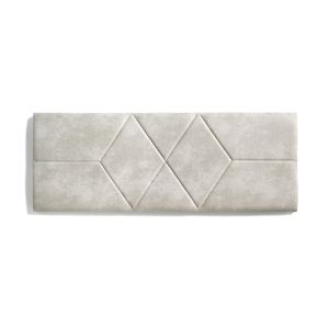 Cabecero de cama 80 rombos   112x57x5 blanco roto efecto granito