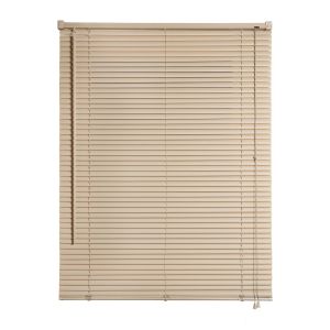 Storesdeco|persianas venecianas de vinilo con cordón topo 45x130