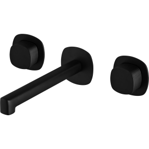 Bimando empotrado lavabo firenze negro mate [ imex® ]
