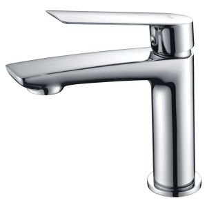 Imex - grifo monomando lavabo caño bajo cromado serie luxor