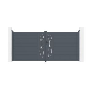 Pack puerta batiente automática life 4m h.180cm + motor ranger b150