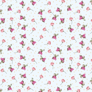 Papel pintado floral rositas suave 60cm por 300cm