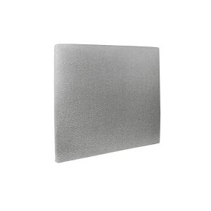 Cabecero tapizado de 140 cm - tejido rizado gris - gris