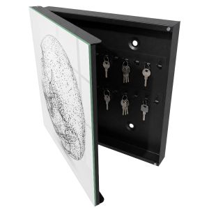Armario para llaves decorativo 30x30x5, apertura izquierda tulup