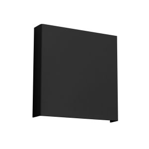 Apliques vanta 2 negro acero 15x15x2.4cm
