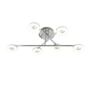 Lámpara de techo 6 luces LED orientables modelo cedro