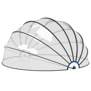 vidaXL cubierta capota de piscina 559x275 cm