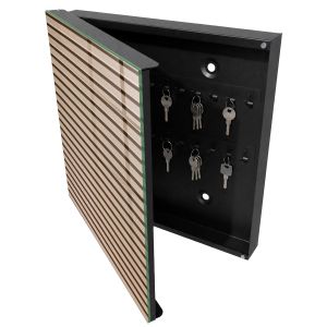Armario para llaves 30x30x5 líneas cálidas, apertura izquierda tulup