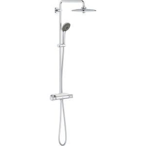Grohe vitalio joy 260 mezclador termostático de ducha, ducha fija de 260 mm
