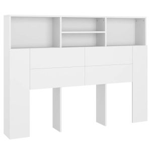 vidaXL cabecero blanco 140x19x103,5 cm