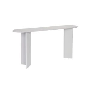 Consola de madera "sira" - 150 x 35 x 75 cm - blanco